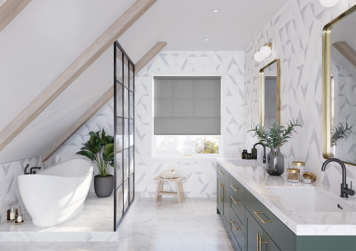 Roma, True Grey - Twist&Fit Roller Blind - Image 8